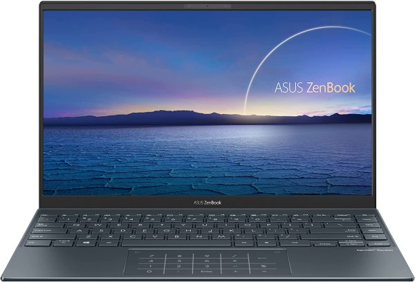 Asus Zenbook 14 UM425QA-KI072T PC Portable 14'' FHD (AMD Ryzen 7-5800H, RAM 16Go, 512 Go SSD PCIe, Windows 10) Clavier AZERTY Français