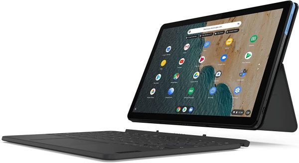 Chromebook IdeaPad Duet Ordinateur Portable 2-en-1 10.1" FHD clavier détachable (MediaTek P60T, RAM 4 Go, eMCP 128 Go, Chrome OS, AZERTY) – Image 9