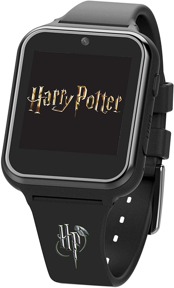 Harry Potter HP4096ARG Montre à quartz numérique pour avec bracelet en silicone - garçon - Noir