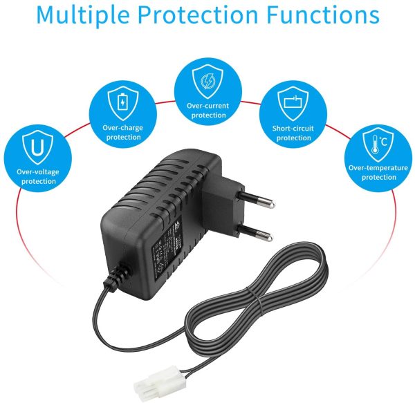 MELASTA Intelligent 7.2V 8.4V 9.6V NIMH Chargeur de Batterie pour 2-10S Batterie Airsoft Batterie de Voiture RC Compatible with connecteur Tamiya et Mini Tamiya – Image 4