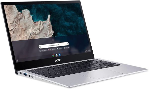 Chromebook Spin 513 CP513-1H-S64V Ordinateur Portable Tactile Convertible 13,3'' Full HD IPS, PC Portable (Qualcomm Snapdragon SC7180, RAM 8 Go, 64 Go eMMC, Qualcomm Adreno 618, Chrome OS) - Gris