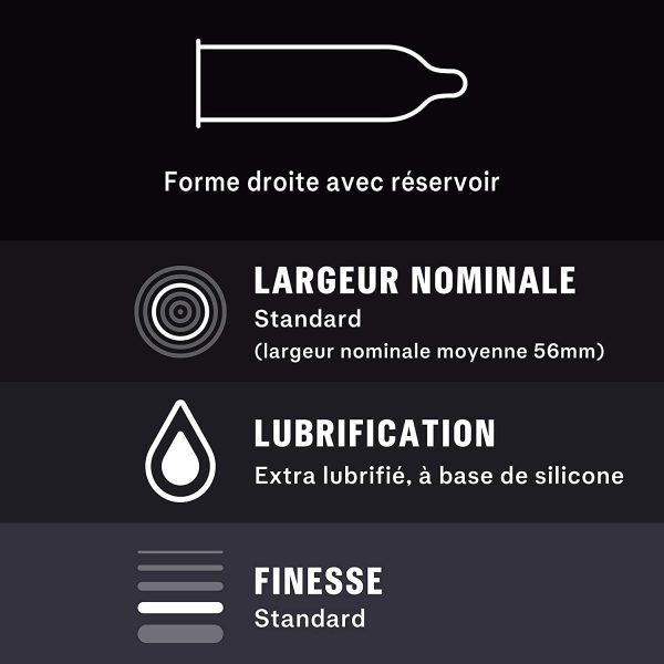 Durex - Préservatifs Perfect Gliss - 10 Préservatifs Extra Lubrifiés – Image 2