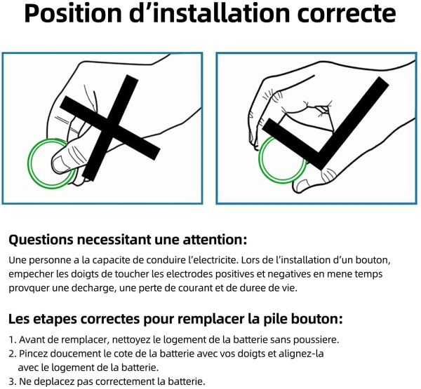 Pile LR1130 Bouton, Lot de 12 Pile AG10/LR1130 Alcaline - Haute Performance pour Porte-clés, balances, Montres, calculatrices, caméras, pointeurs sans Mercure, dispositifs Portables et Liseuses – Image 6