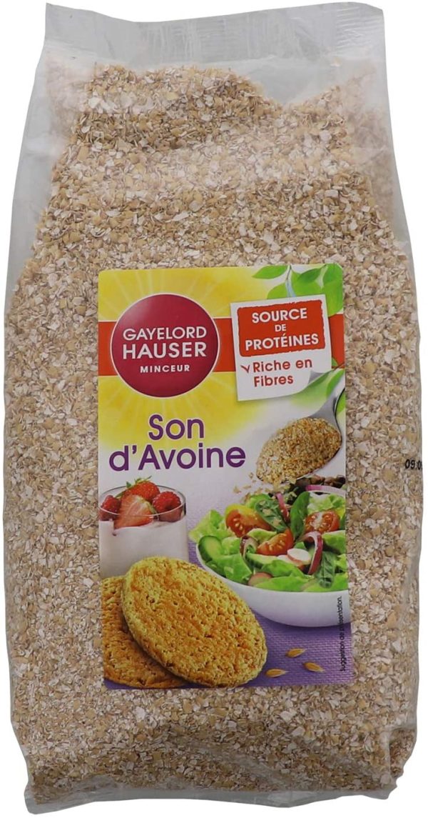 Gayelord Hauser Son d'avoine - Source de protéines - 500g - Lot de 3