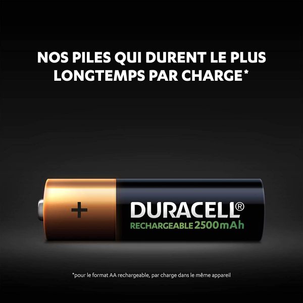 Piles Rechargeables AA 2500 mAh idéales pour les manettes Xbox, lot de 4 piles – Image 7