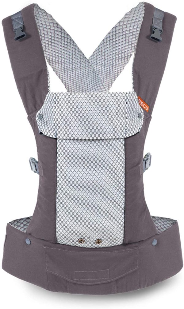 Porte-bébé Beco  - Cool Grey, simple et élégant, 5 en 1, style sac à dos, pour tenir les bébés, les nourrissons et les enfants de 3,5 à 16 kilos, certifié ergonomique – Image 8