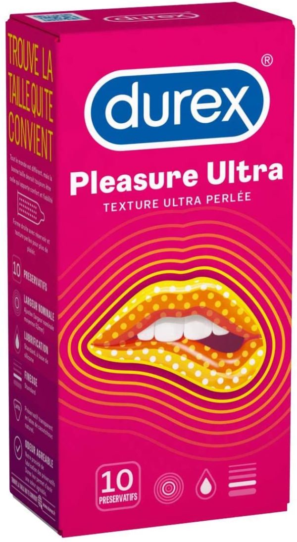 Durex - Préservatifs Pleasure Ultra - 10 Preservatifs Ultra Perlés – Image 5