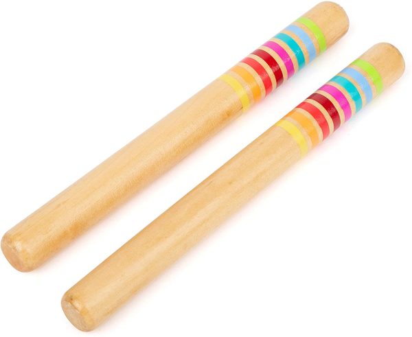 Small Foot 11496 Barres de Son en Bois, Instrument de Musique pour Enfants, Groupe de Produits Sound Jouets, Multicolore – Image 2