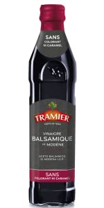 tramier vinaigre balsamique de modène sans colorant ni caramel 50 cl