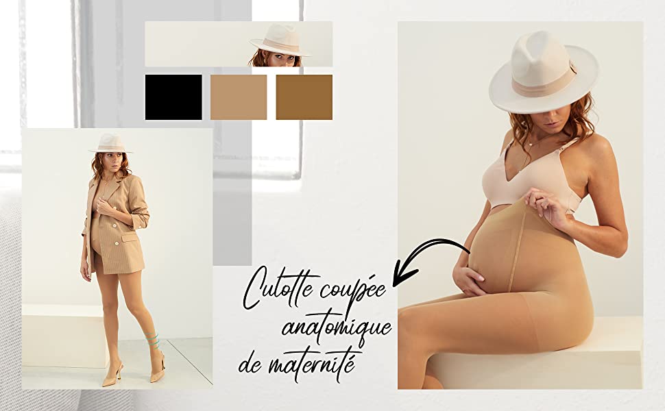 collants 100 den maternité, collant prémaman, collant mère élastique, collants futures mères