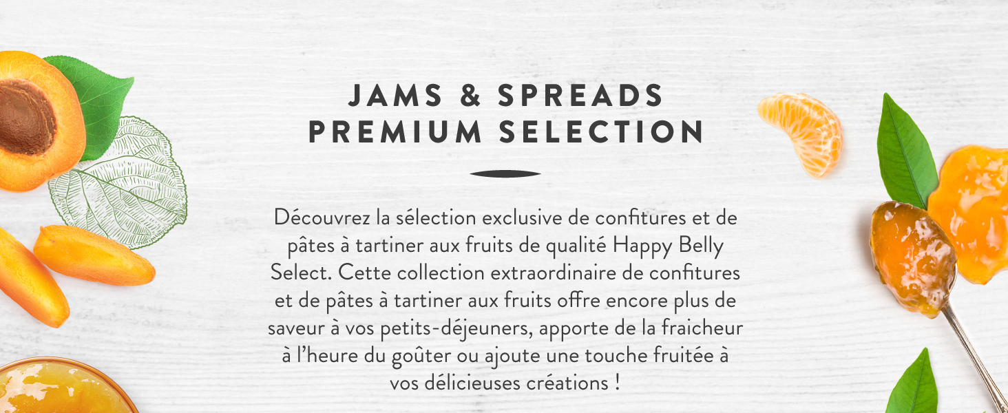 confitures et de pâtes à tartiner aux fruits de qualitécollection extraordinaire de confitures 