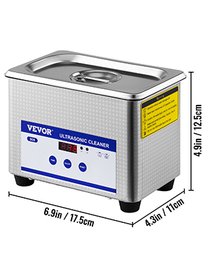 Nettoyeur à ultrasons en acier inoxydable