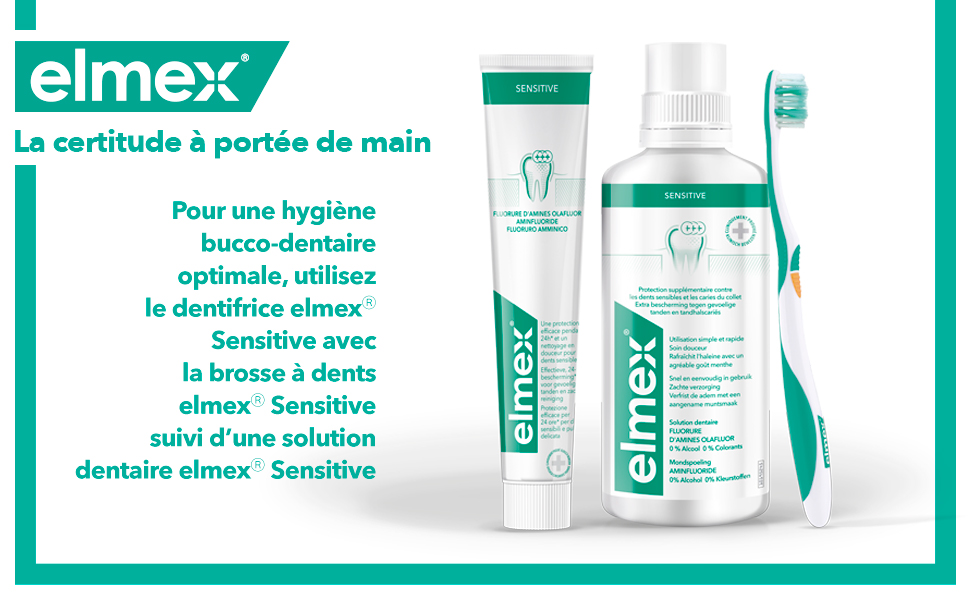 A+ elmex sensitive dentifrice