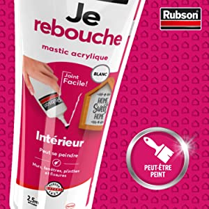 Je rebouche mastic rubson