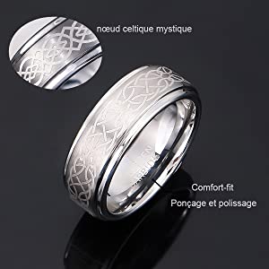 bague celtique argent