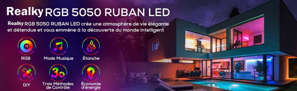 Ruban LED Bleutooth