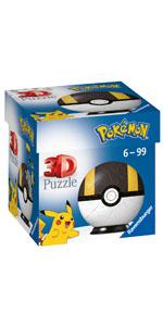 Puzzle 3D Ravensburger hyper ball pokémon