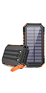 solar charger 26800mAh