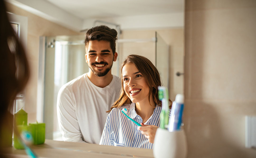 salle de bain couple