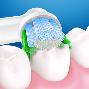 NETTOIE EN PROFONDEUR ENTRE LES DENTS