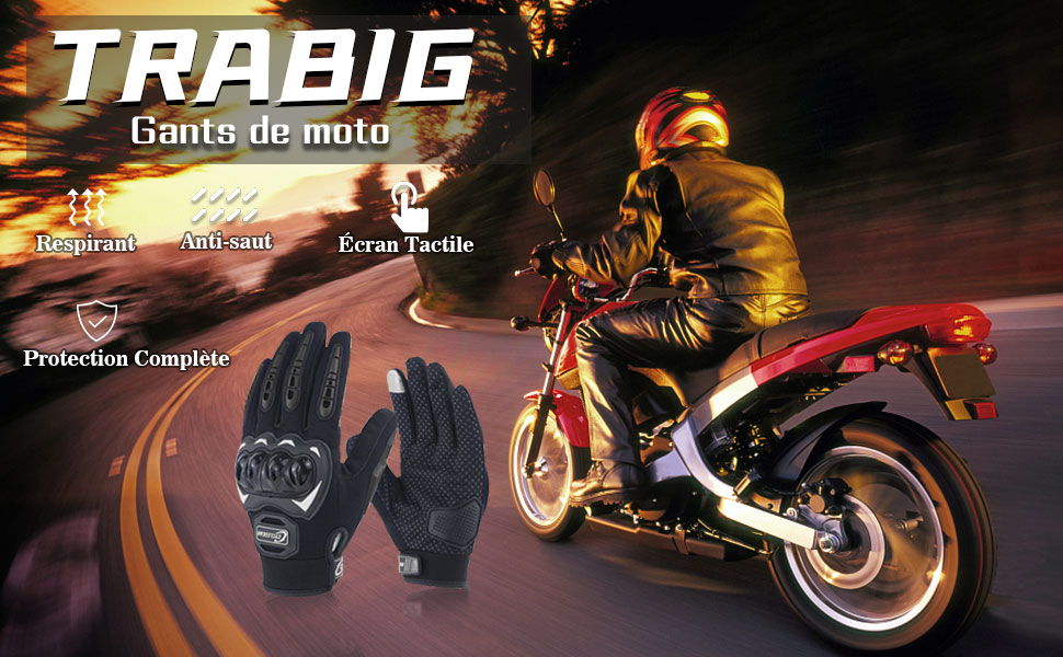 TRABIG - gants de moto