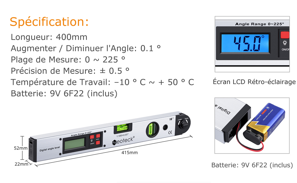 Numérique Angle Finder