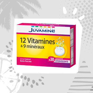 12 vitamines 9 minéraux 