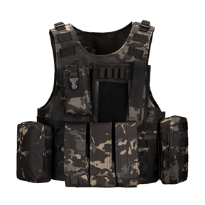 Taktische Weste Softair Weste Wasserdicht Paintball Weste Einstellbar Einsatzweste Tactical Vest