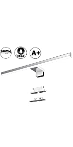 Lampe Miroir Salle de Bains LED 5W 400lm Azhien,IP44 Blanc Neutre 4000K 30cm 