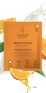 Seoulista Beauty Brightening facial face skin sheet mask