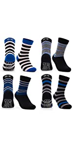 Occulto Scivolo Chaussettes pour enfant Bleu/noir