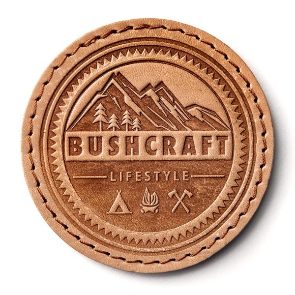 Bushcraft Lifestyle Patch Cuir leather – Image 2