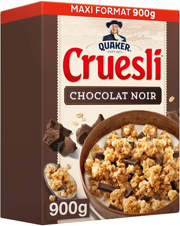 Quaker Cruesli, Chocolat Noir, 900 gramme