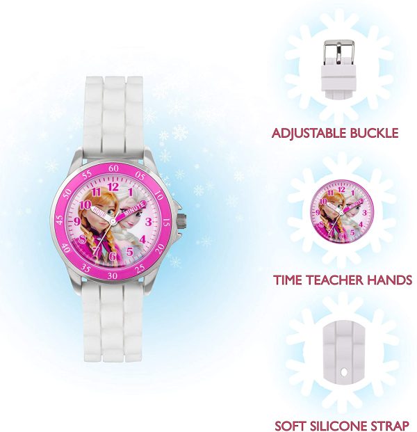 Frozen Montre Enfant Analogique Quartz avec Bracelet en Caoutchouc ??FZN3550 – Image 3