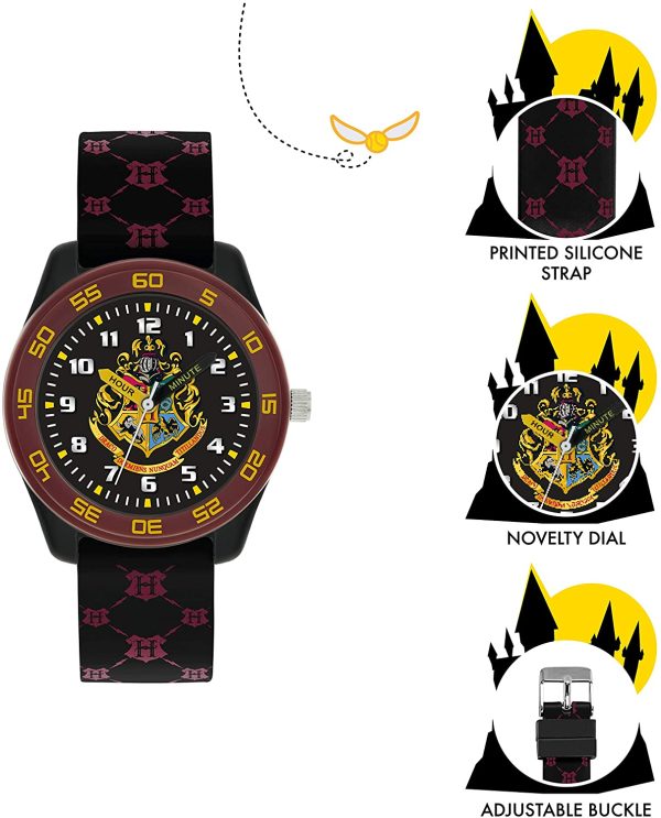 Harry Potter Quartz Montre avec Bracelet en Caoutchouc HP9050 – Image 2