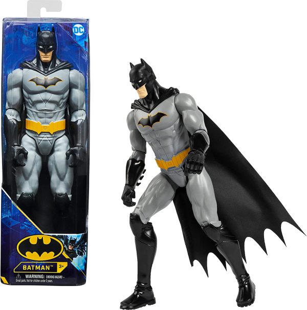 BATMAN - FIGURINE BATMAN RENAISSANCE 30 CM - DC COMICS - Figurine Batman Articulée De 30 cm - 6063094 - Jouet Enfant 3 Ans et + - Gris Et Noir FIGURINE – Image 3