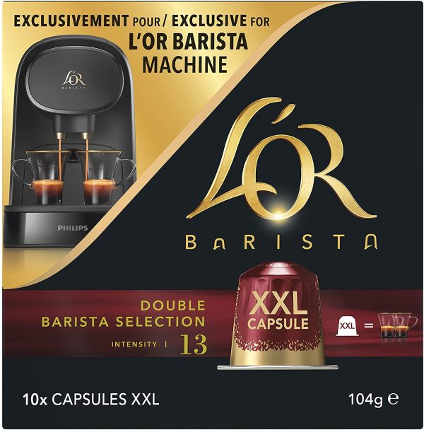 L'Or Barista Café - 50 Capsules Double Barista Selection Intensité 13 - Compatibles L'Or Barista ( lot de 5 x 10 Capsules ) – Image 4