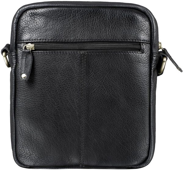 STILORD 'Ryan' Sac Croisé pour Hommes Cuir Petit Sac à Bandoulière Vintage Leather Bag Sacs Messagers pour iPad 9.7 Pouces Cuir véritable – Image 3