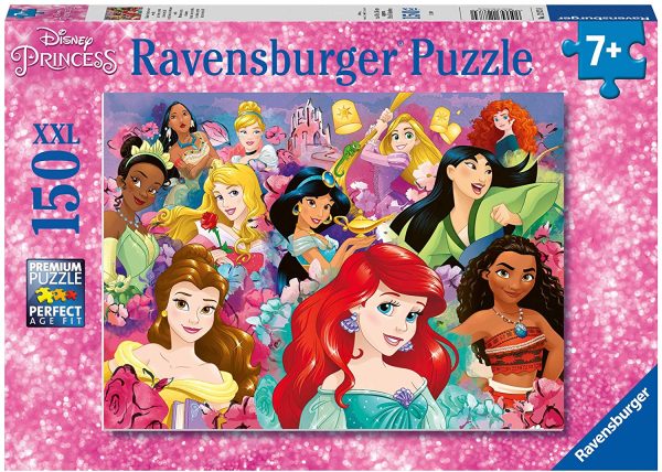 Ravensburger- 12873 Puzzle 150 pièces XXL Les rêves Peuvent Devenir réalité Disney Princesses Princess Enfant