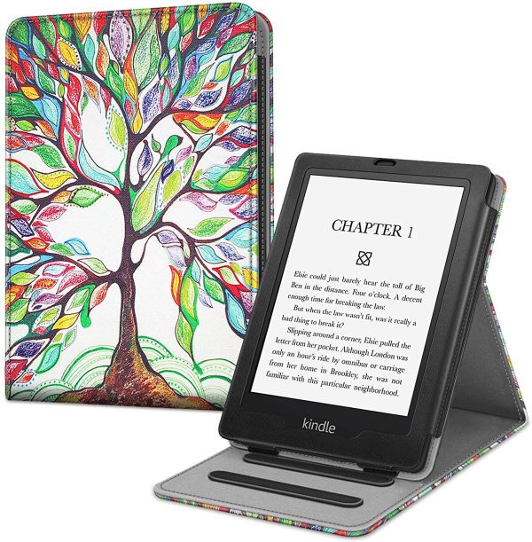 FINTIE Étui pour 6,8" Kindle Paperwhite (11e génération, modèle 2021), Coque Housse Support Multiposition Case avec Veille/Réveil Automatique pour Kindle Paperwhite Signature Edition, Love Tree – Image 8