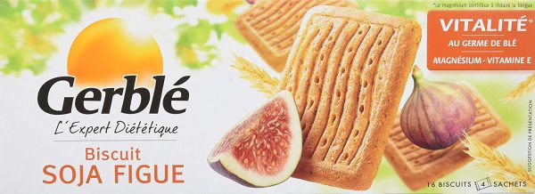 Gerble Vitalité, Biscuit Soja Figue, Sans Huile de Palme, 4 Sachets Individuels, 16 Biscuits, 270 g, 185186 – Image 2