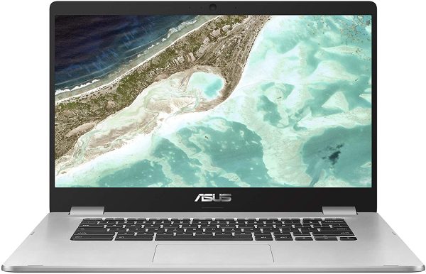 Chromebook C523NA-A20460 Ordinateur Portable Tactile 15.6" FHD (Intel Celeron, RAM 8Go, EMMC 64Go, Chrome OS) Clavier AZERTY Français Argent