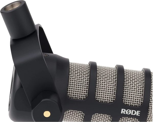 RØDE PodMic - Microphone dynamique de qualité broadcast avec support pivotant intégré pour les podcasts, le streaming, les jeux et l'enregistrement vocal – Image 3