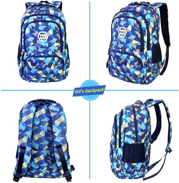 Garçons Sac à Dos, Sacs d'école pour Les garçons Idéal pour Les élèves du Collège Enfants Ados Daypacks Casual Sacoche pour Ordinateur Portable Voyage Sac à Dos – Image 6