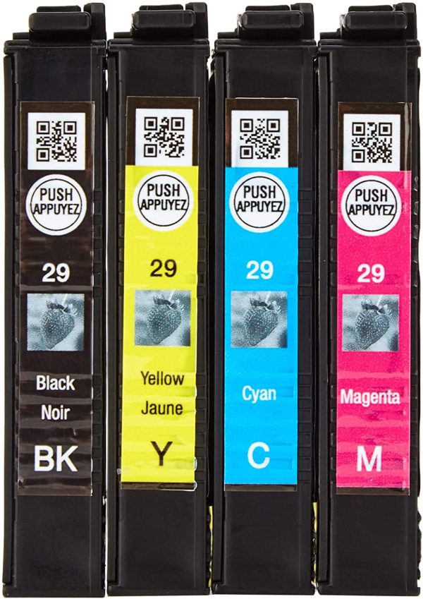 Epson Multipack 29 Fraise, Cartouches d'encre d'origine, 4 couleurs: Noir, Cyan, Magenta, Jaune, XP-235 XP-243 XP-245 XP-247 XP-255 XP-257 XP-332 XP-335 XP-342 XP-345 XP-352 XP-355 XP-432 XP-435 – Image 4