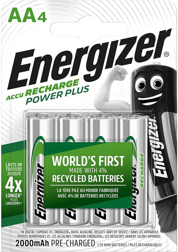 Piles Rechargeables AA, Recharge Power Plus, Lot de 4 – Image 7