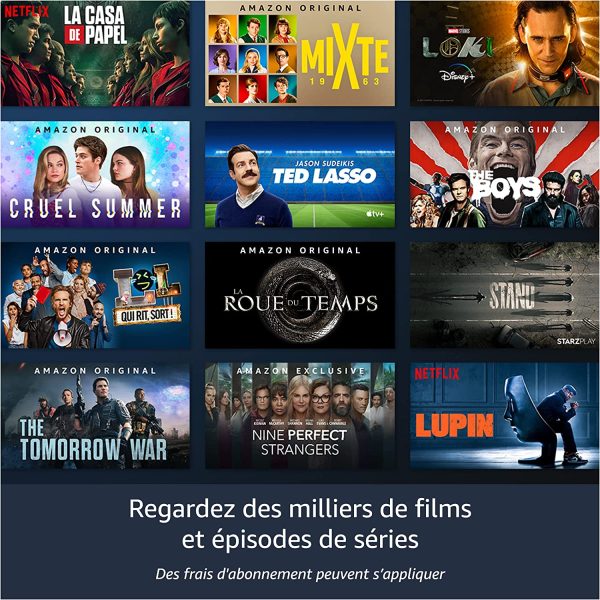 Fire TV Stick 4K Max | Appareil de streaming, Wi-Fi 6, télécommande vocale Alexa (avec boutons de contrôle de la TV)