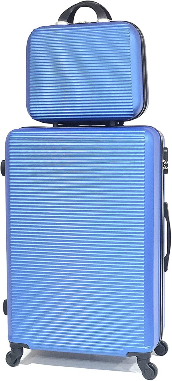 Grande Valise 90Litres avec Vanity Case (Grande avec Vanity, Bleu #59) – Image 6