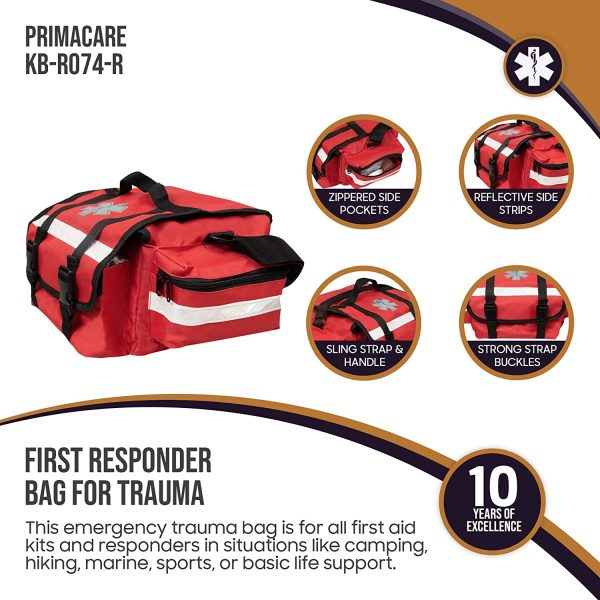 Primacare Medical Supplies KB-RO74 Trousse médicale d'intervention d'urgence 43,2 x 22,9 x 17,8 cm – Image 4