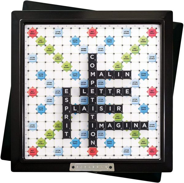 Scrabble Deluxe, jeu de société et de lettres, version française (modèle aléatoire), Y9585 – Image 5